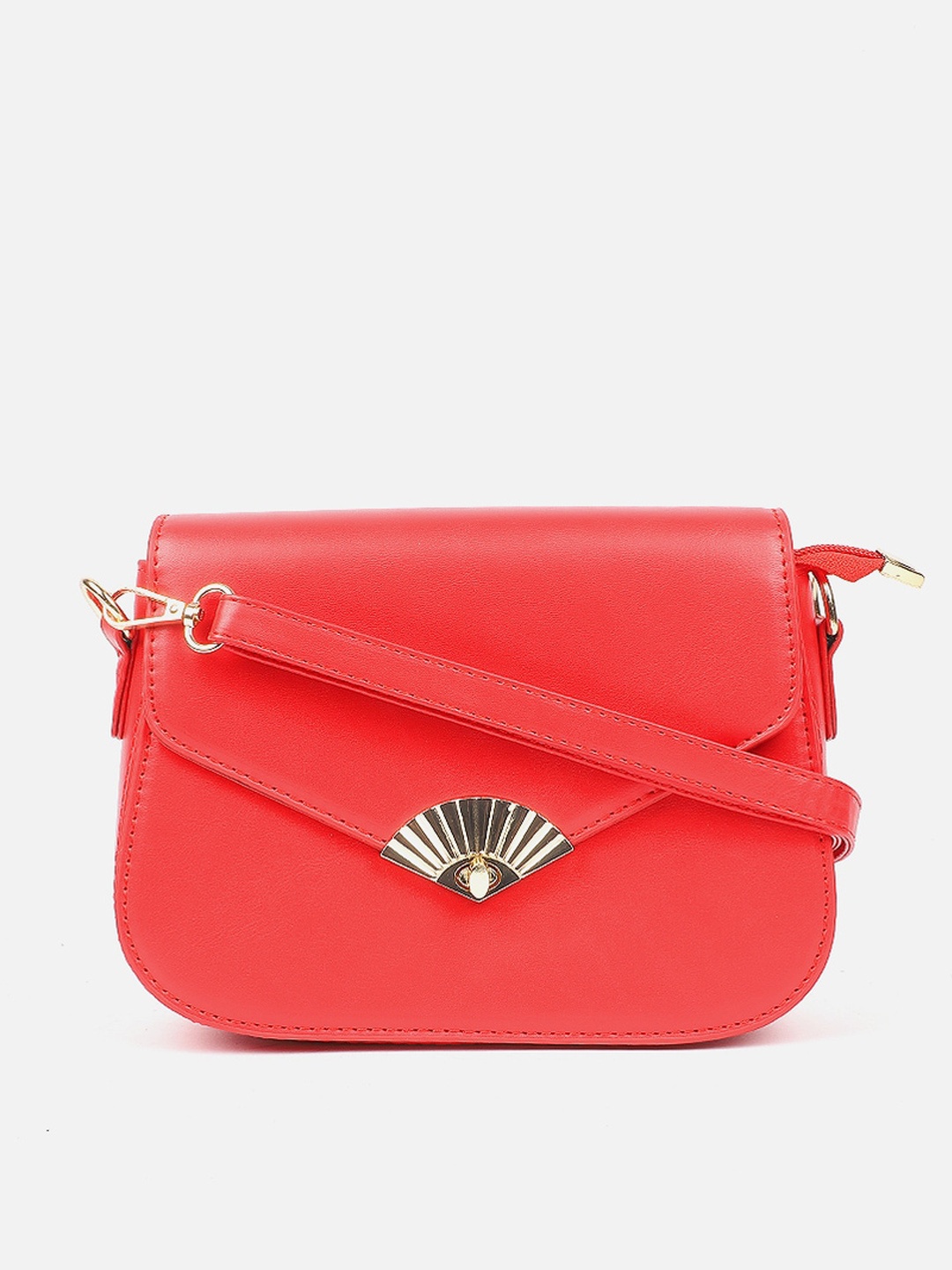 

Carlton London Structured Sling Bag, Red