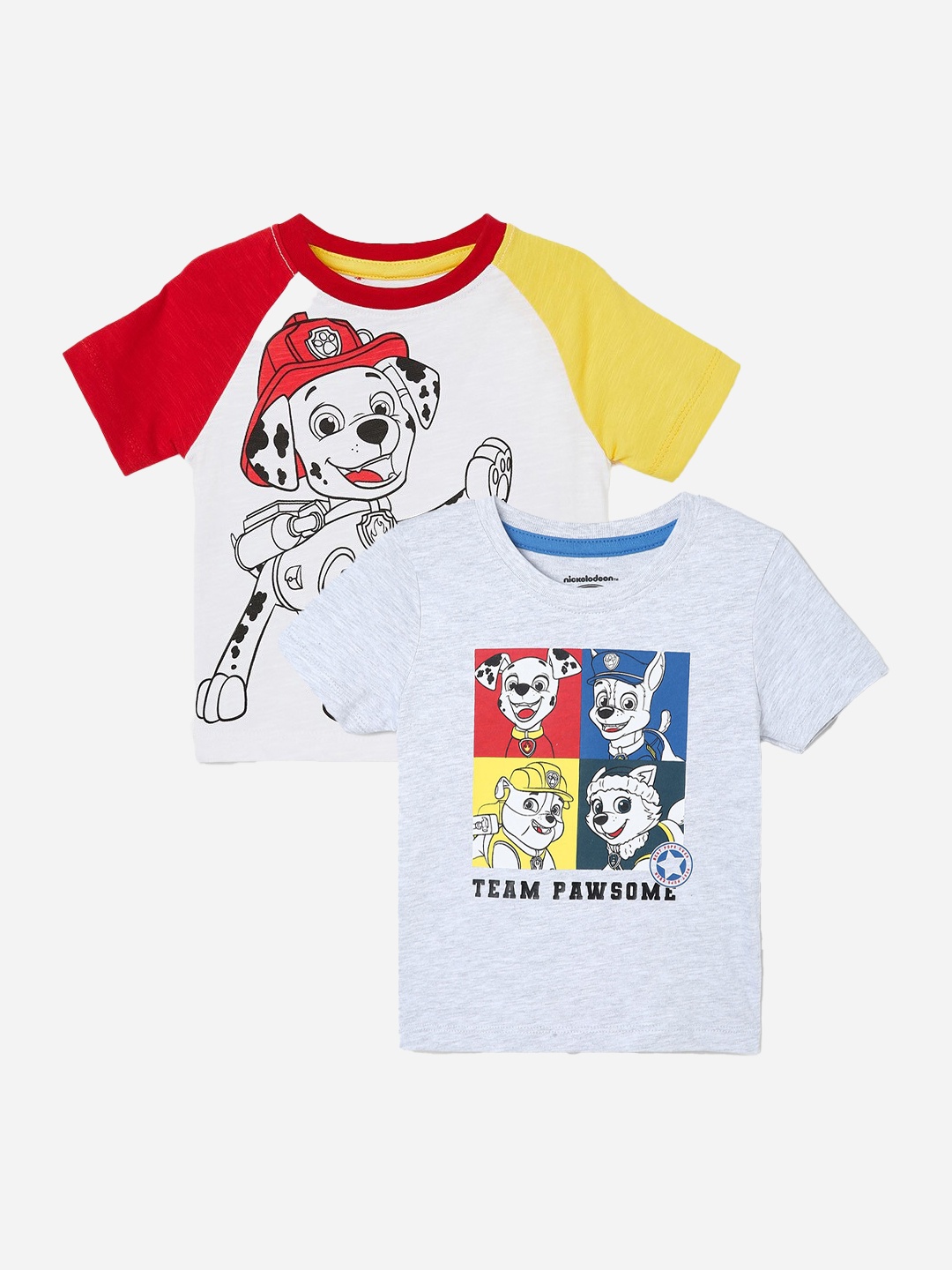 

Juniors by Lifestyle Boys Pack Of 2 Printed Cotton T-shirt, Grey
