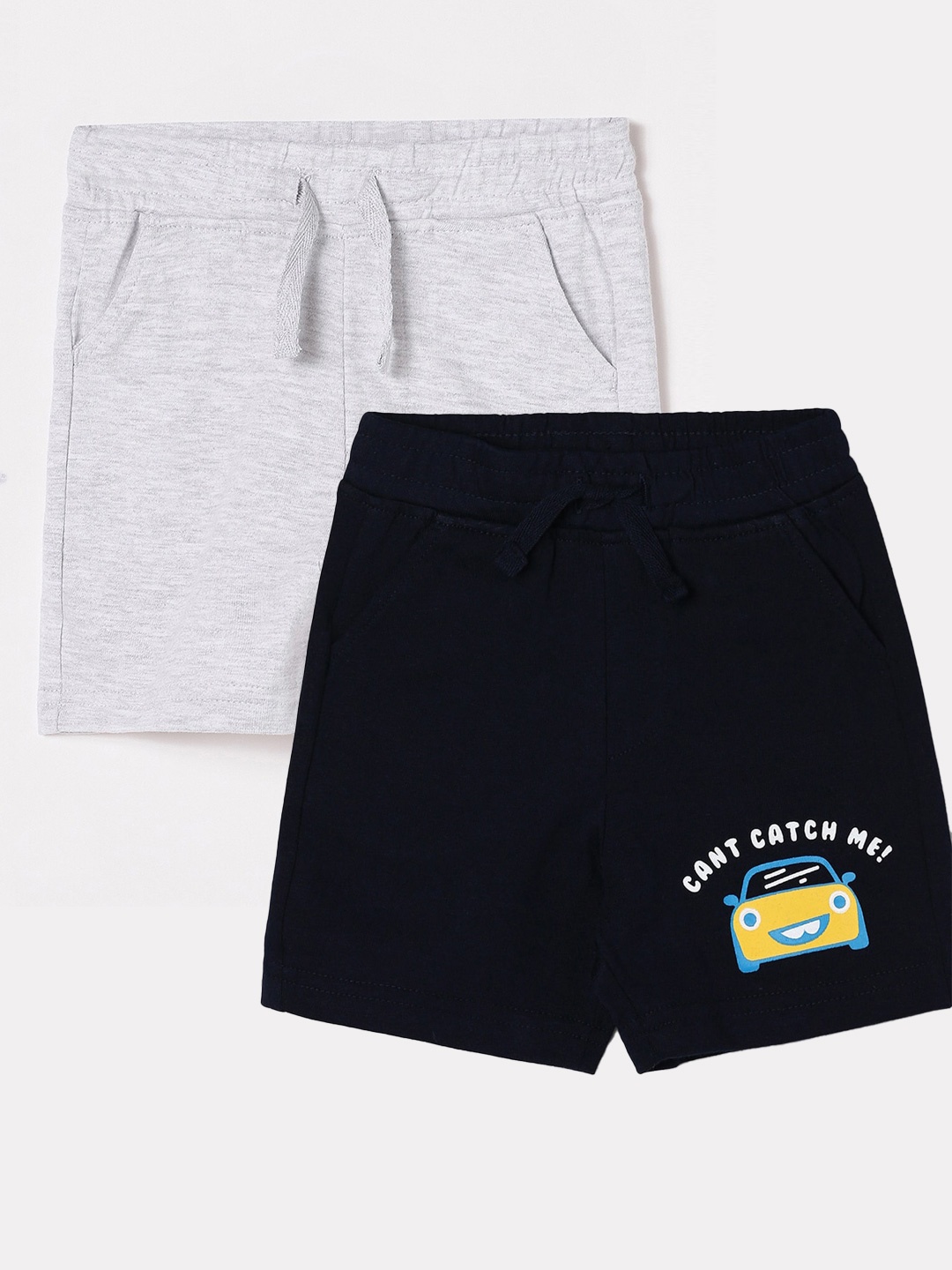

Juniors by Lifestyle Boys Pack of 2 Cotton Shorts, Navy blue