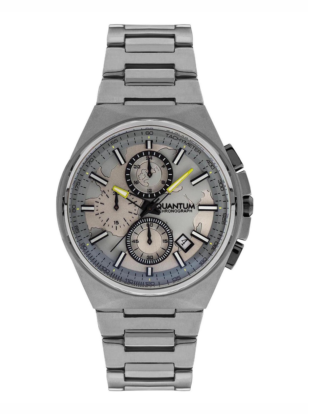 

Quantum Men Bracelet Style Straps Analogue Chronograph Watch TTG899.060_A, Silver