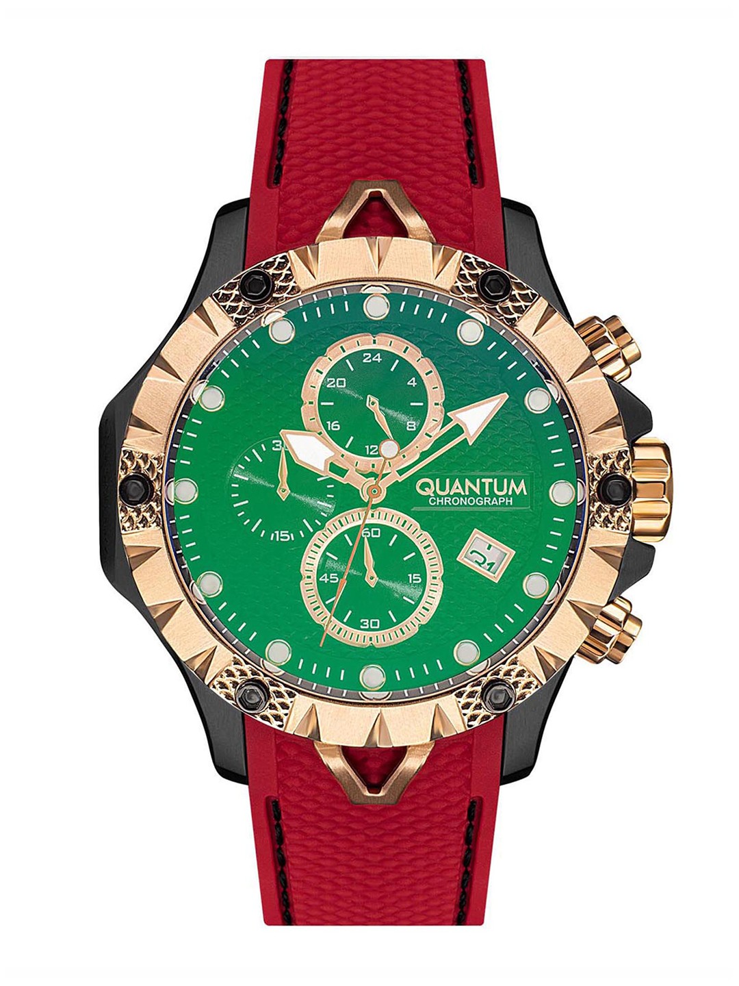 

Quantum Men Chronograph Analogue Watch HNG957 858_A, Green