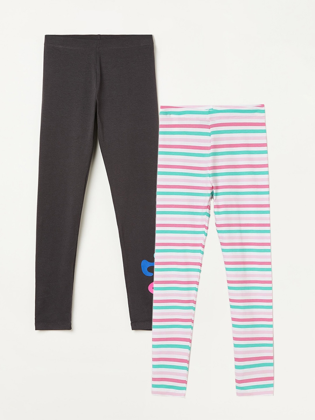 

Fame Forever by Lifestyle Girls Pack Of 2 Ankle-Length Leggings, White