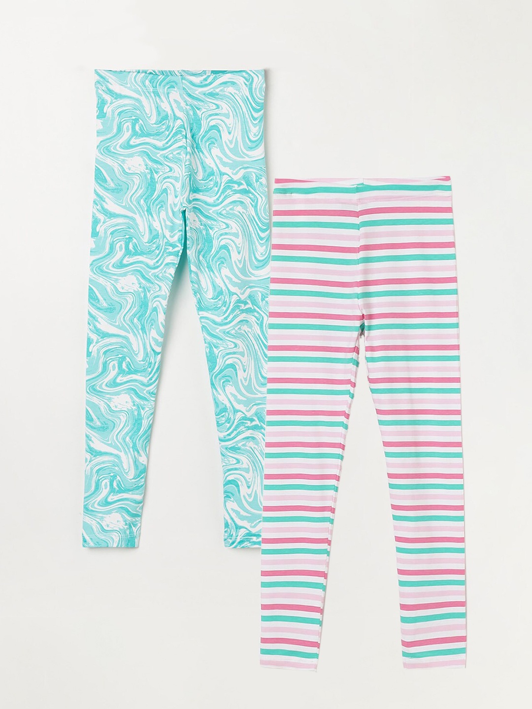 

Fame Forever by Lifestyle Girls Pack Of 2 Ankle-Length Leggings, White