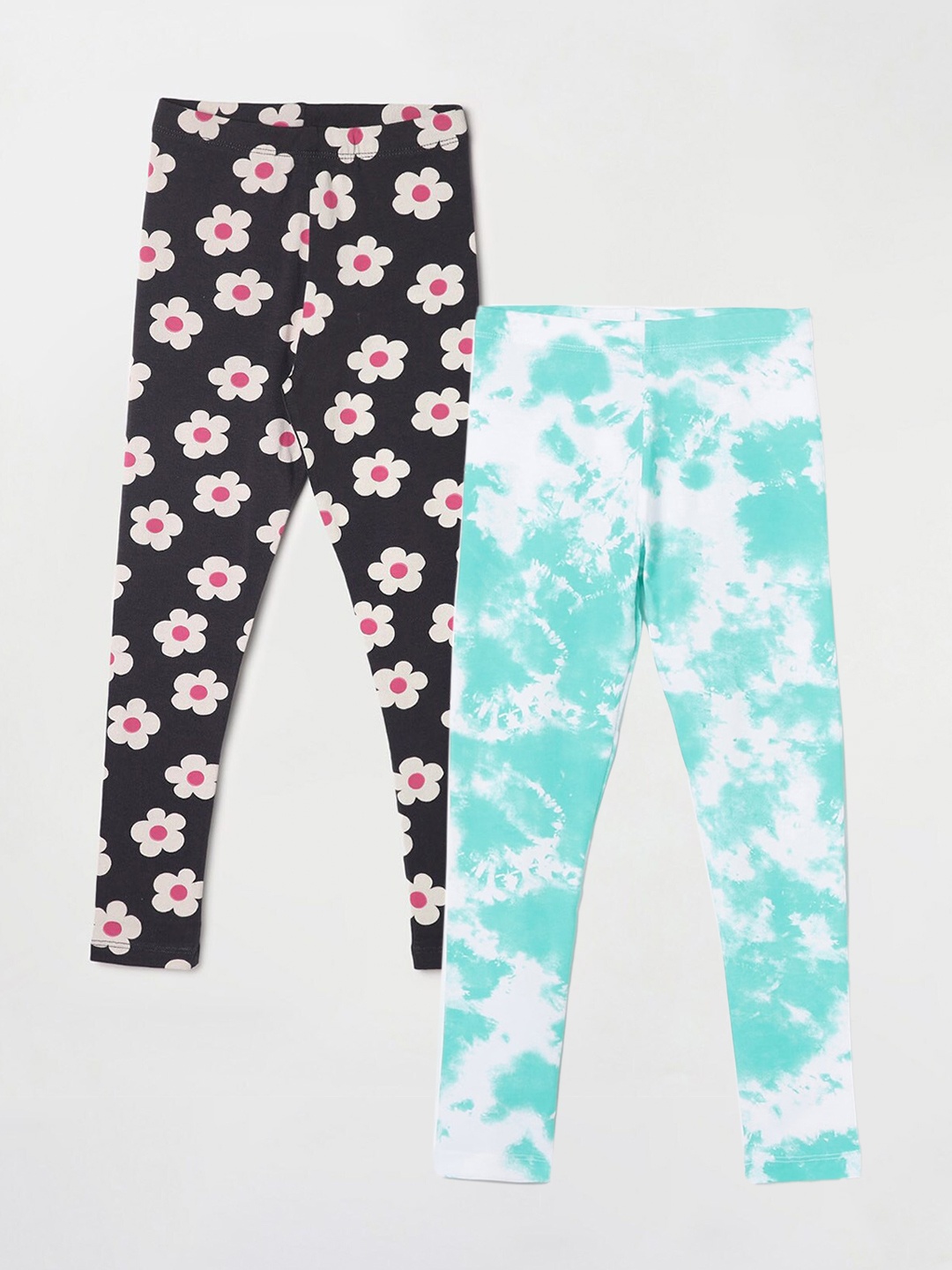 

Fame Forever by Lifestyle Girls Pack Of 2 Ankle-Length Leggings, White