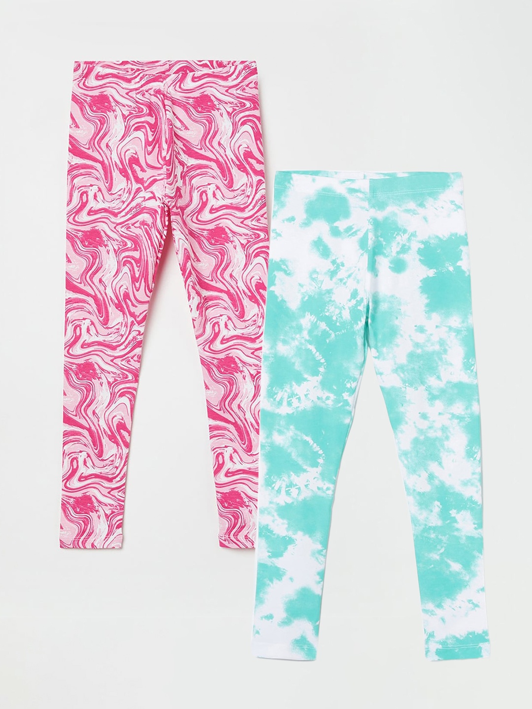 

Fame Forever by Lifestyle Girls Pack Of 2 Ankle-Length Leggings, White