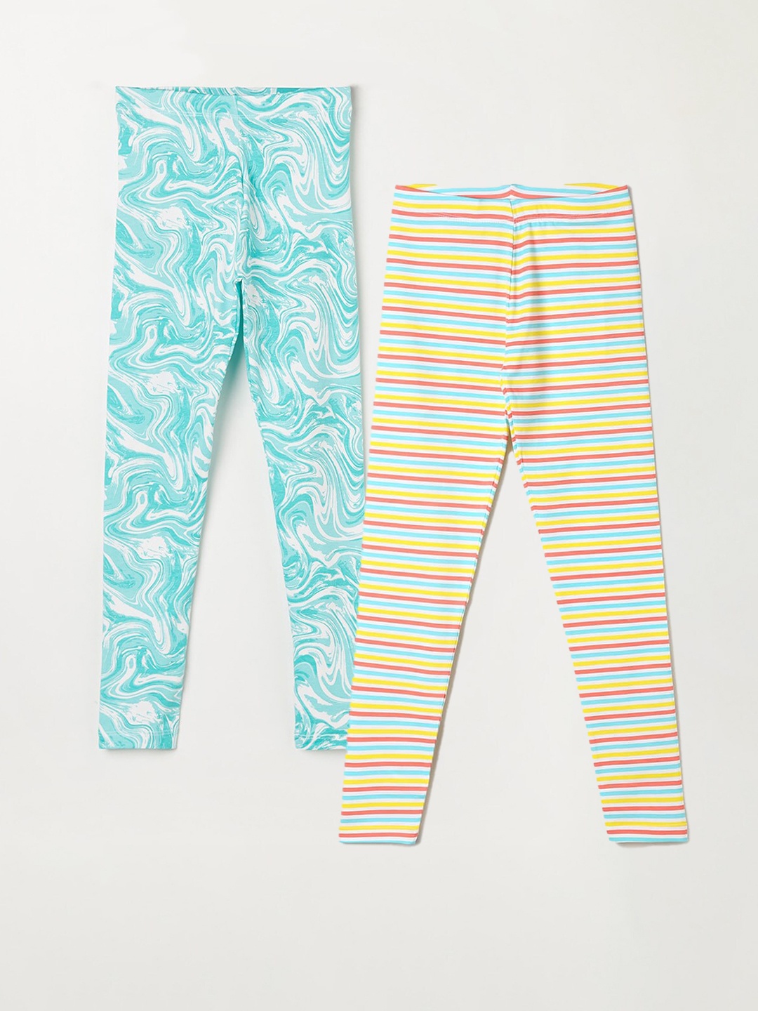 

Fame Forever by Lifestyle Girls Pack Of 2 Ankle-Length Leggings, White