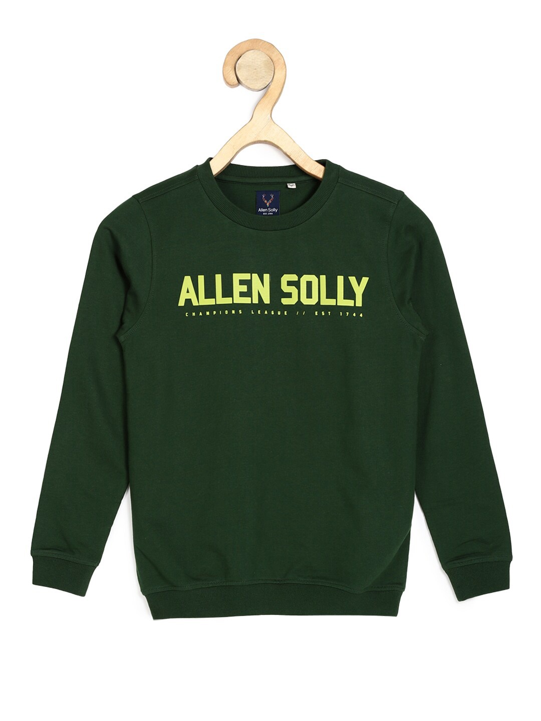 

Allen Solly Junior Boys Printed Sweatshirt, Green