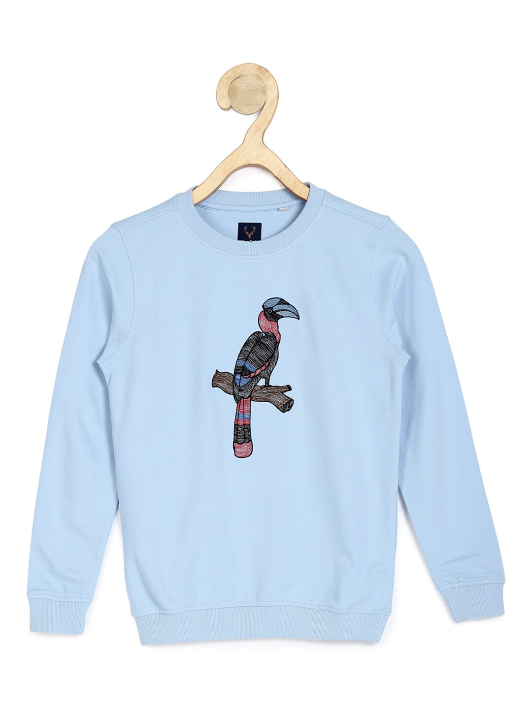 

Allen Solly Junior Boys Embroidered Sweatshirt, Blue
