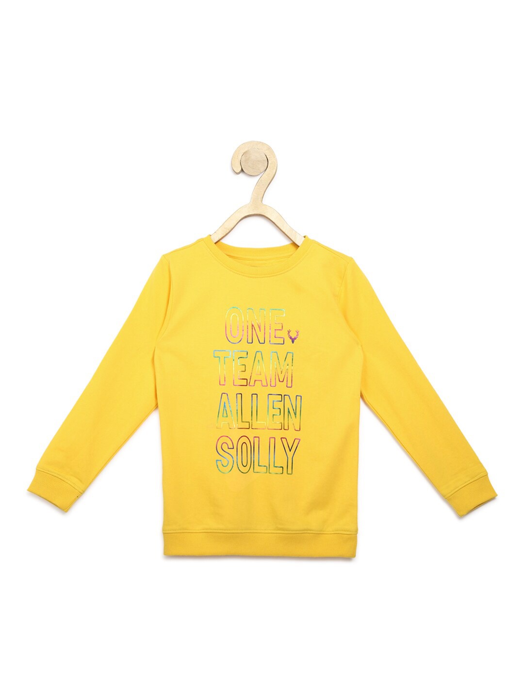 

Allen Solly Junior Boys Yellow Printed Sweatshirt