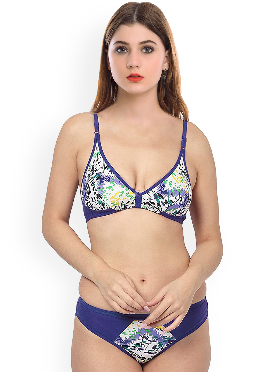 

AROUSY Printed Cotton Lingerie Set BY_Tiger Set_Blue_30
