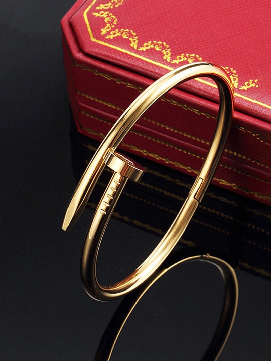 

Jewels Galaxy Gold-Plated Cuff Bracelet