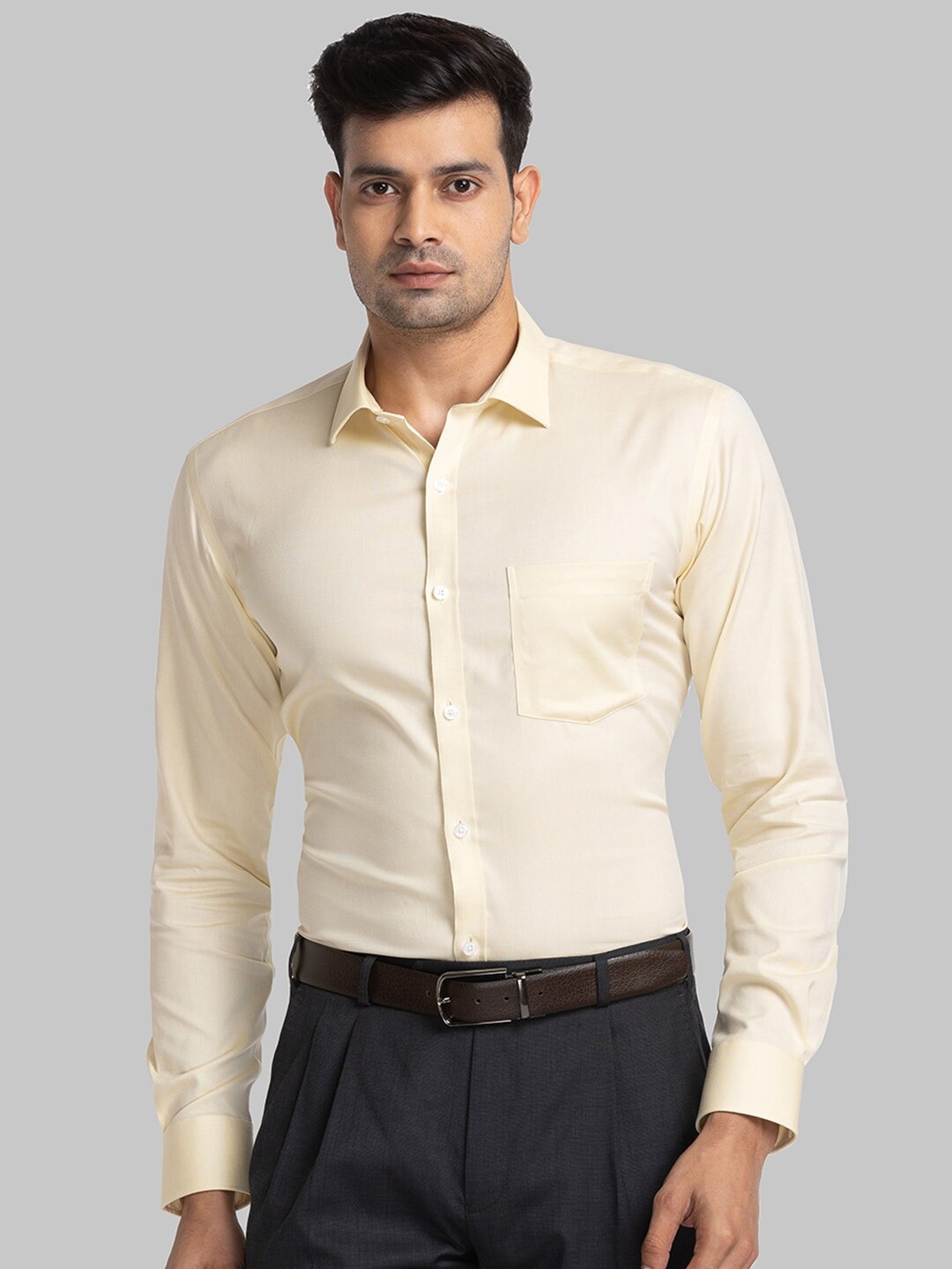 

Park Avenue Organic Cotton Formal Shirt, Yellow