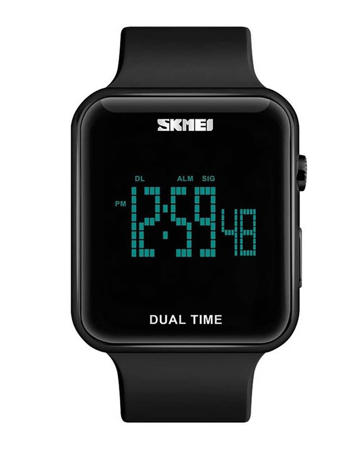 

Skmei Unisex Square Dial Multi Function Digital Watch Skmei 1271 Blk, Black