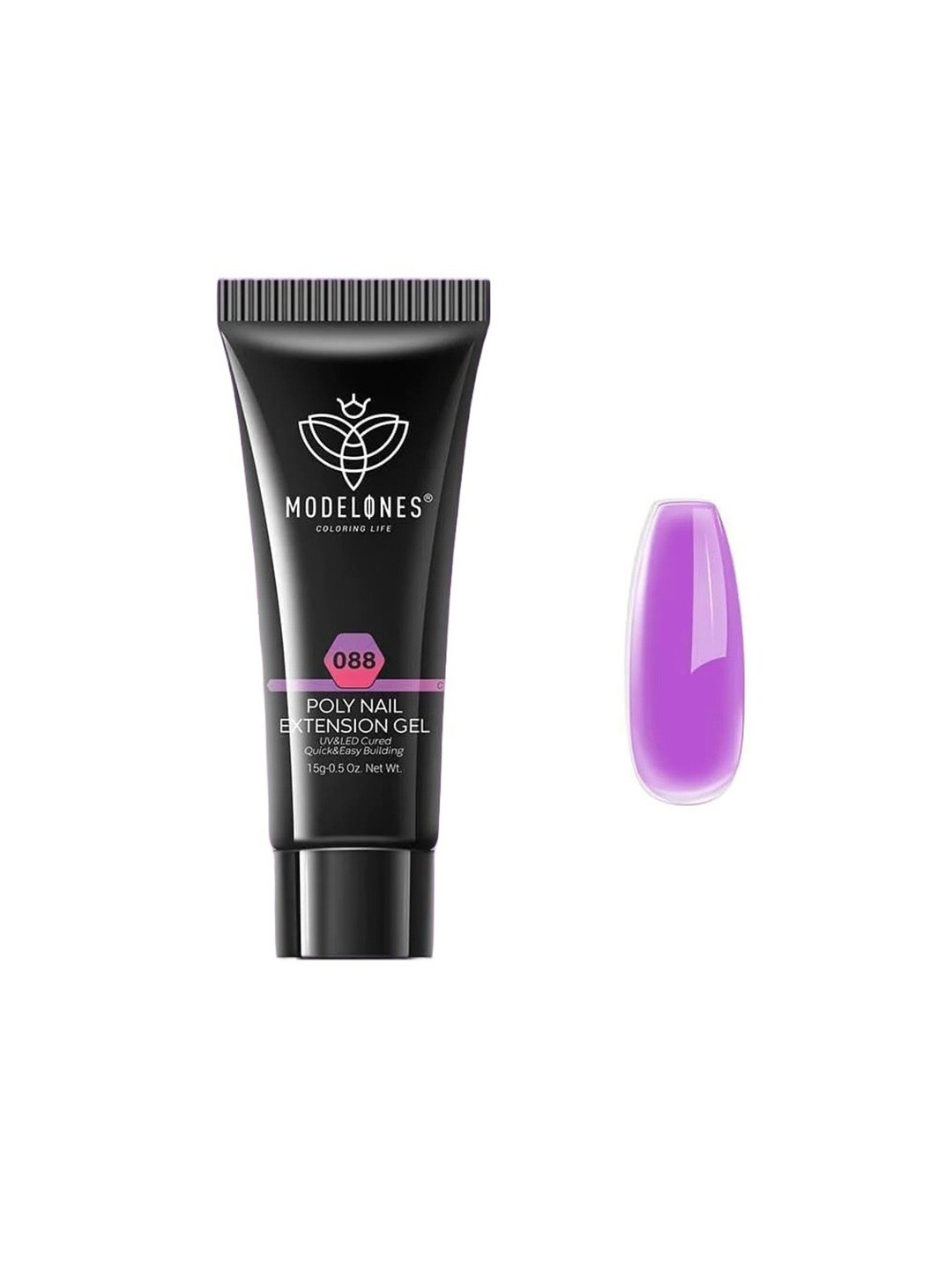 

Modelones Long Lasting UV & LED Cured Poly Nail Extension Gel 15g - Purple Rose 088