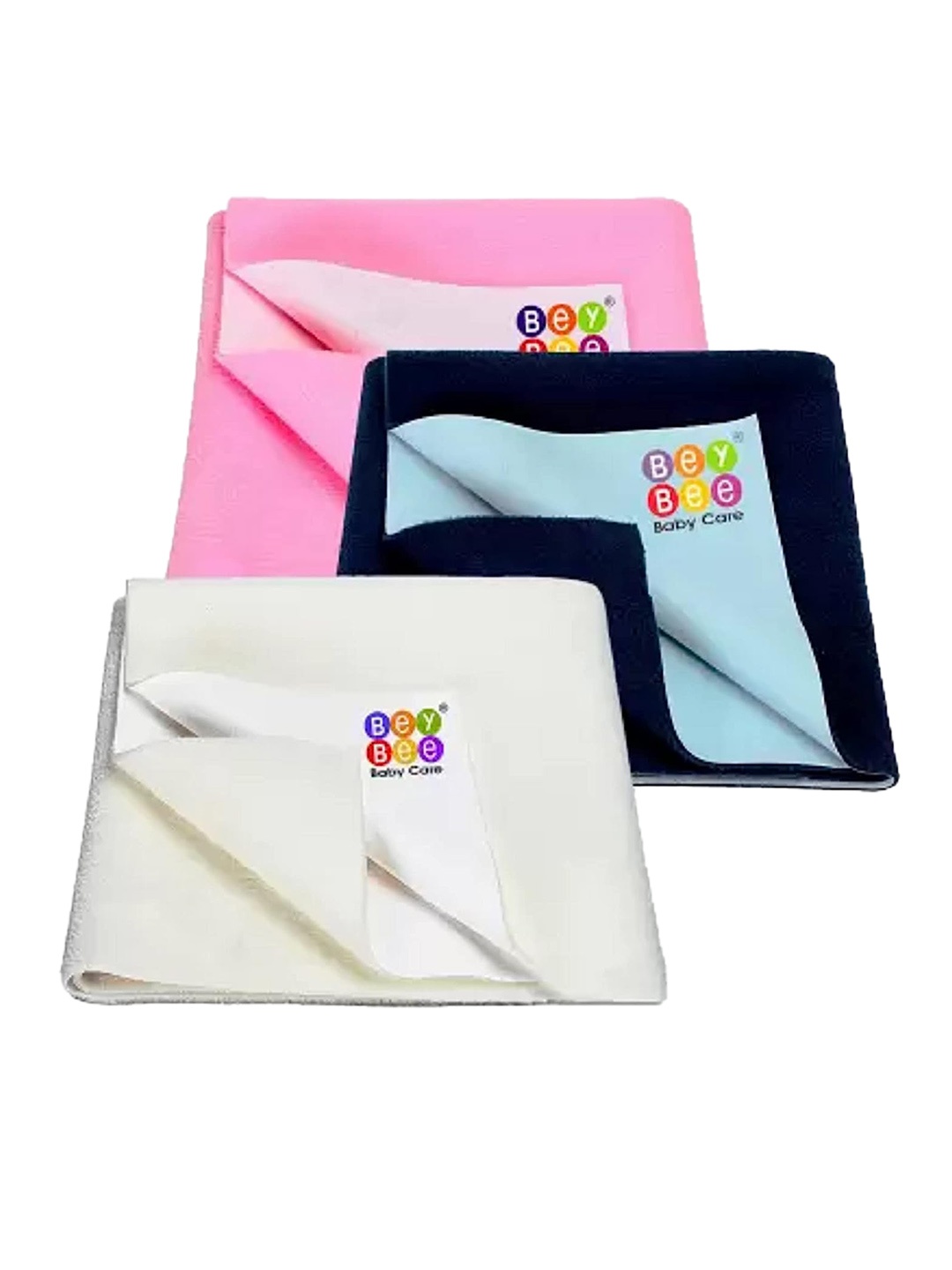 

BeyBee Kids Blue & Pink 3 Pieces Cotton Dry Sheets