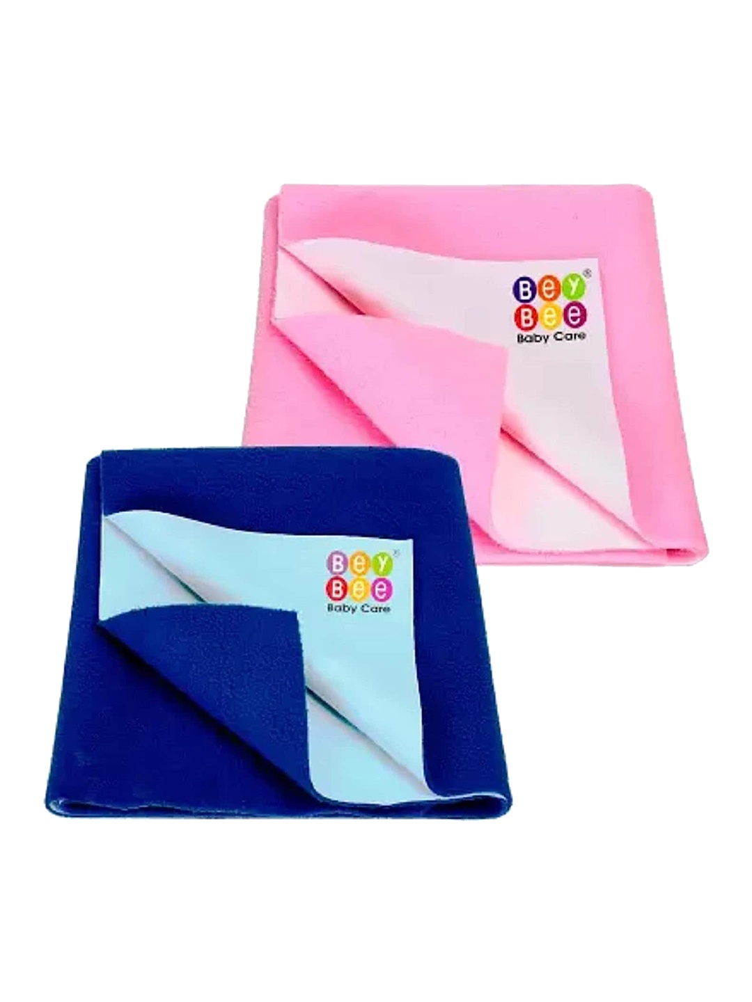 

BeyBee Kids Pink & Blue 2 Pieces Mattress Protector