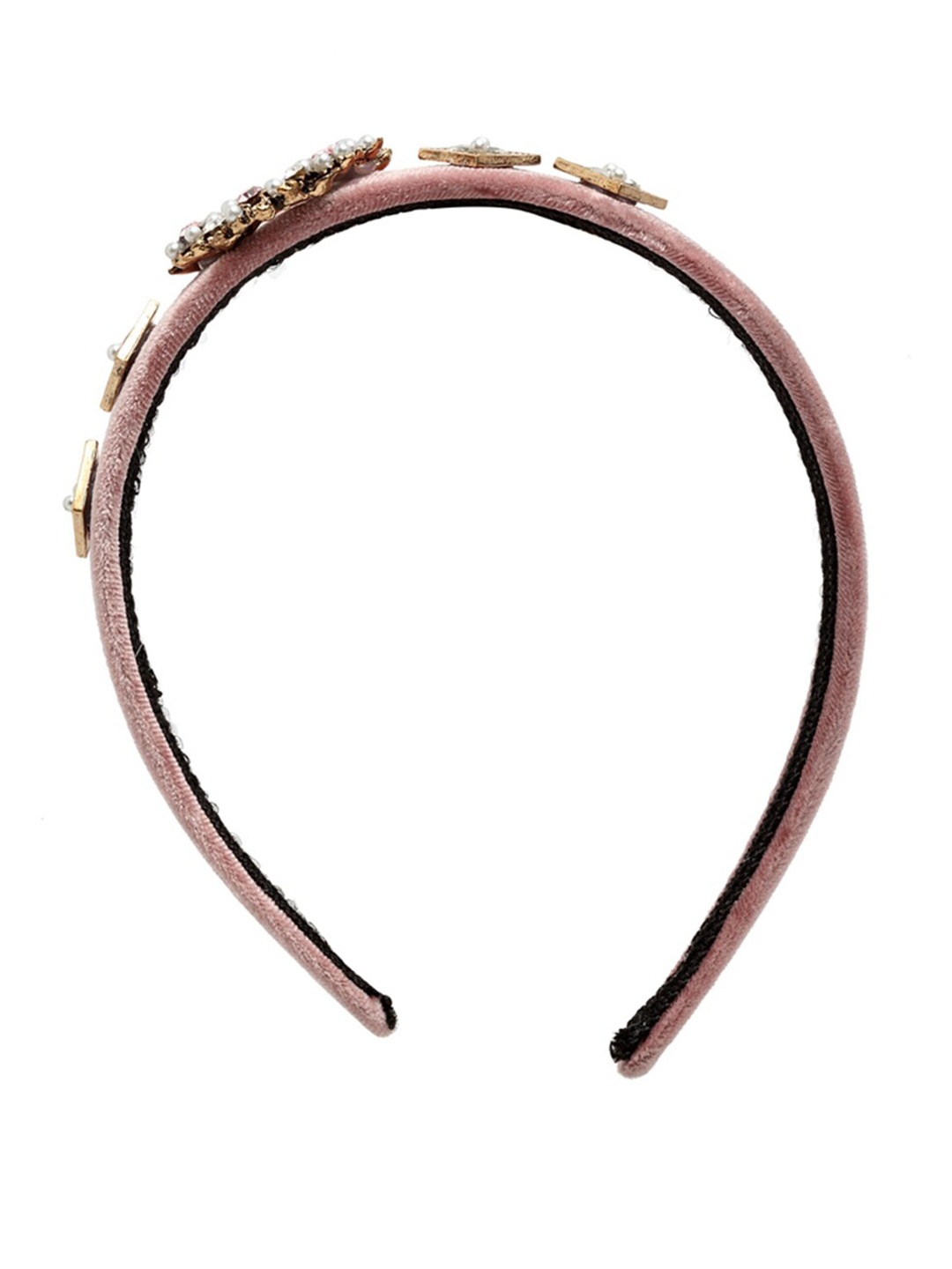 

Ferosh Crystals Loaded HairBand, Pink