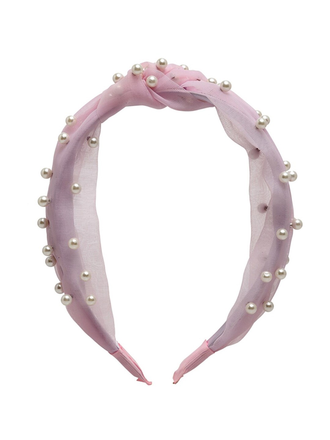 

Ferosh Pearls Embellished Hair Band, Pink