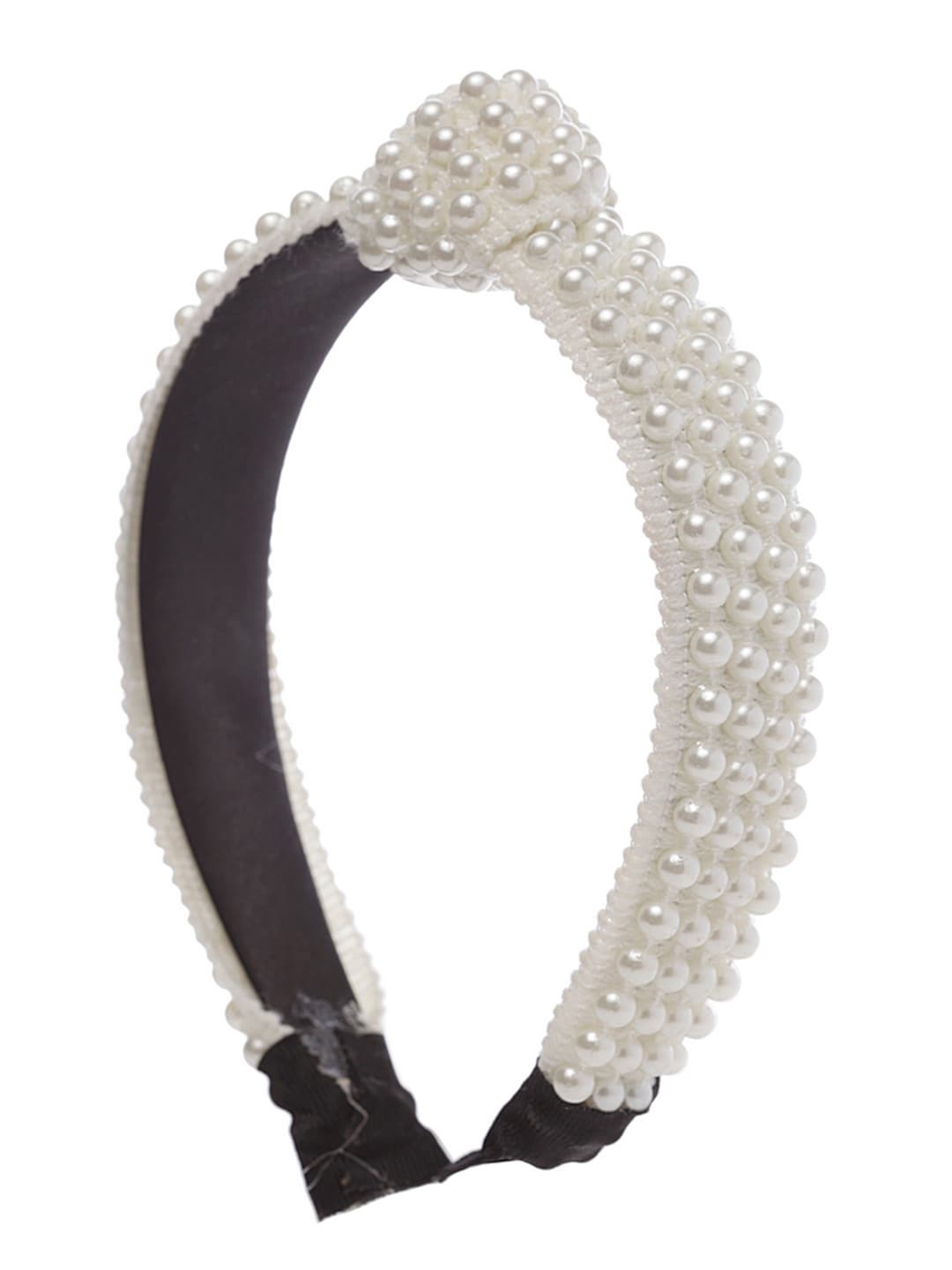 

Ferosh Beaded Hairband, White