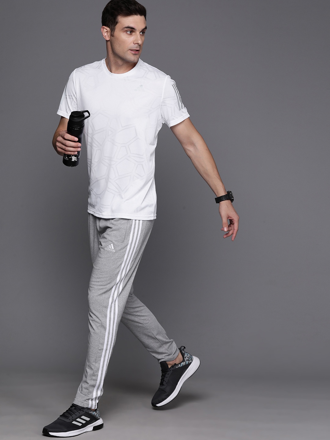 

ADIDAS Men Own The Run T-shirt, White