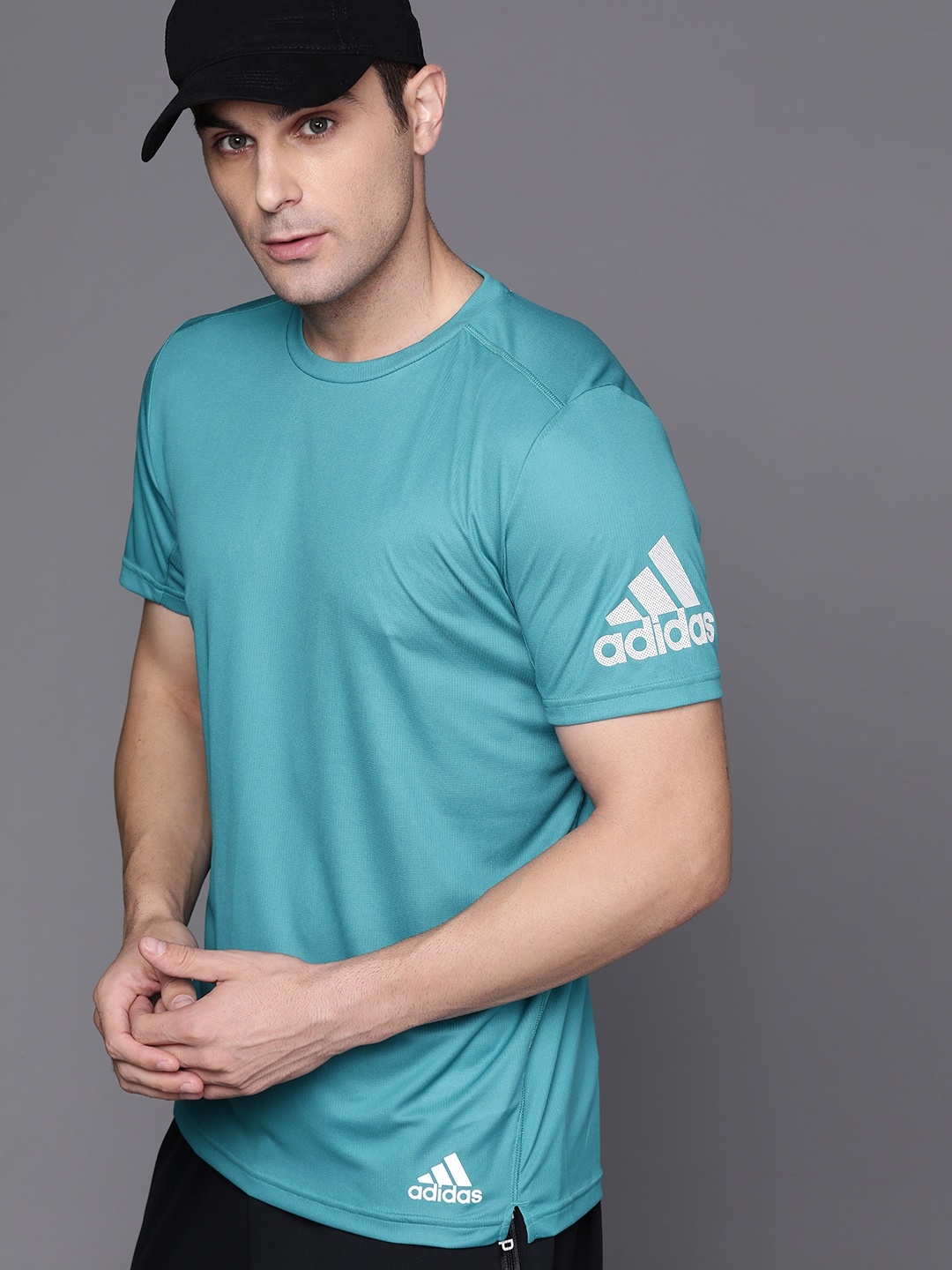

ADIDAS Men Run It T-shirt, Blue