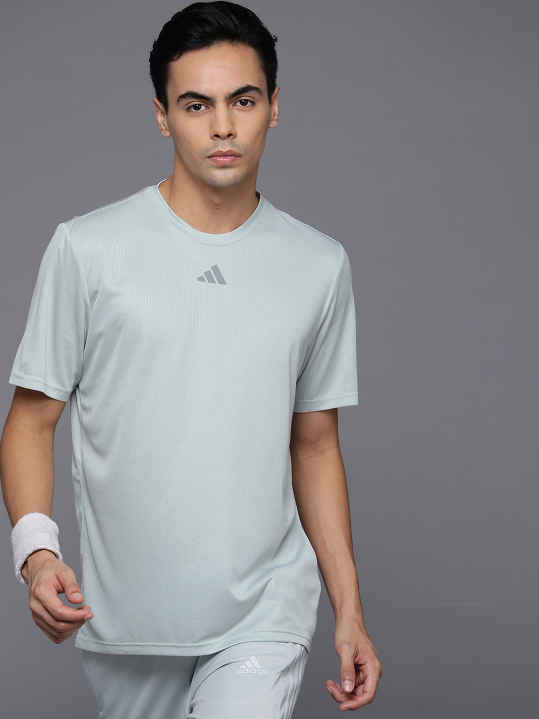 

ADIDAS HIIT Slogan Printed Training T-shirt, Sea green