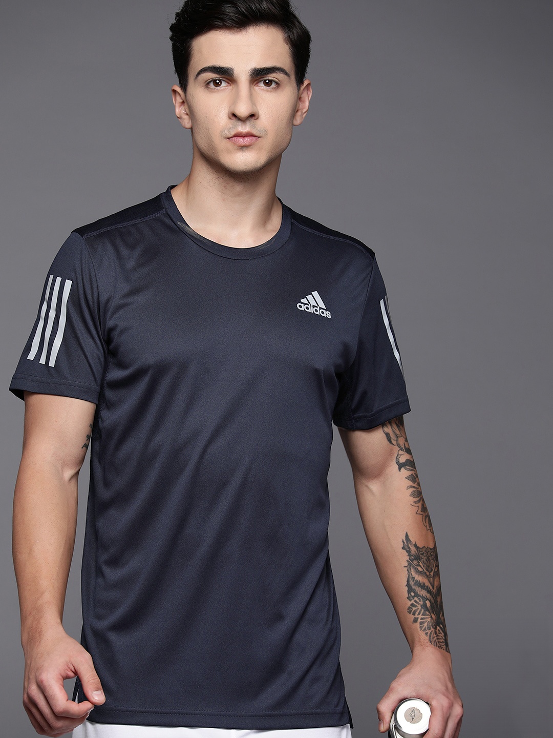

ADIDAS Own The Run T-shirt, Navy blue