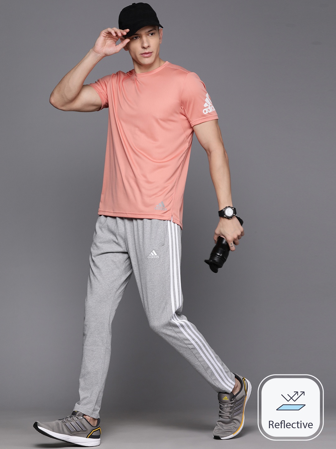

ADIDAS Men Run It T-shirt, Peach
