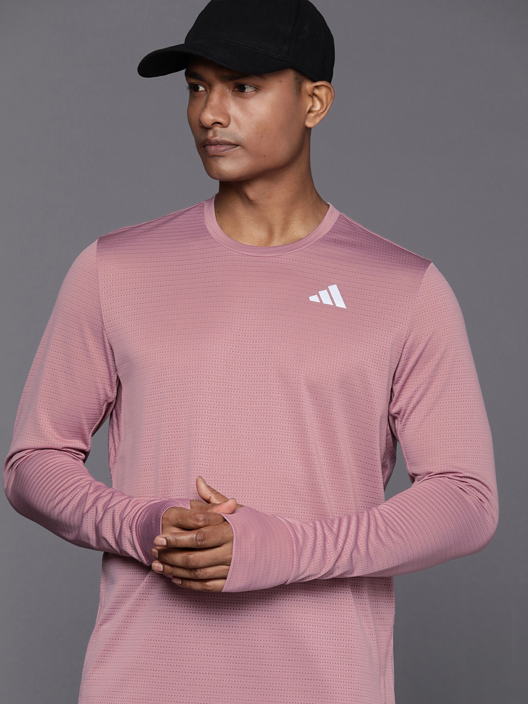 

ADIDAS Own The Run Long Sleeve Running T-shirt, Pink