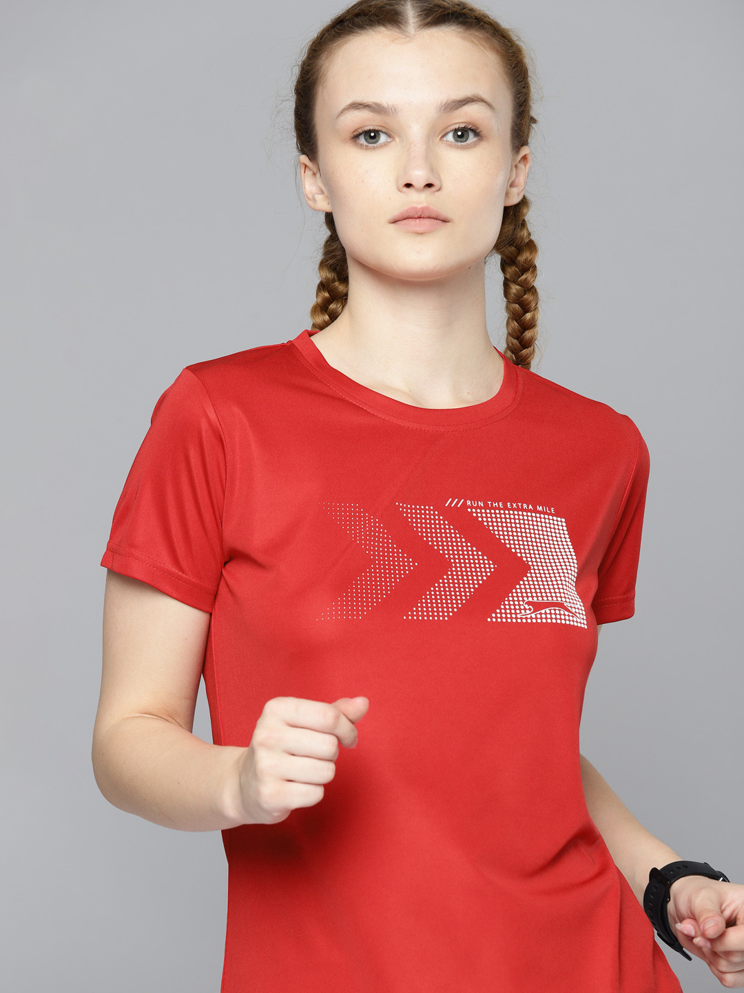 

Slazenger Women Graphic Printed T-shirt, Red