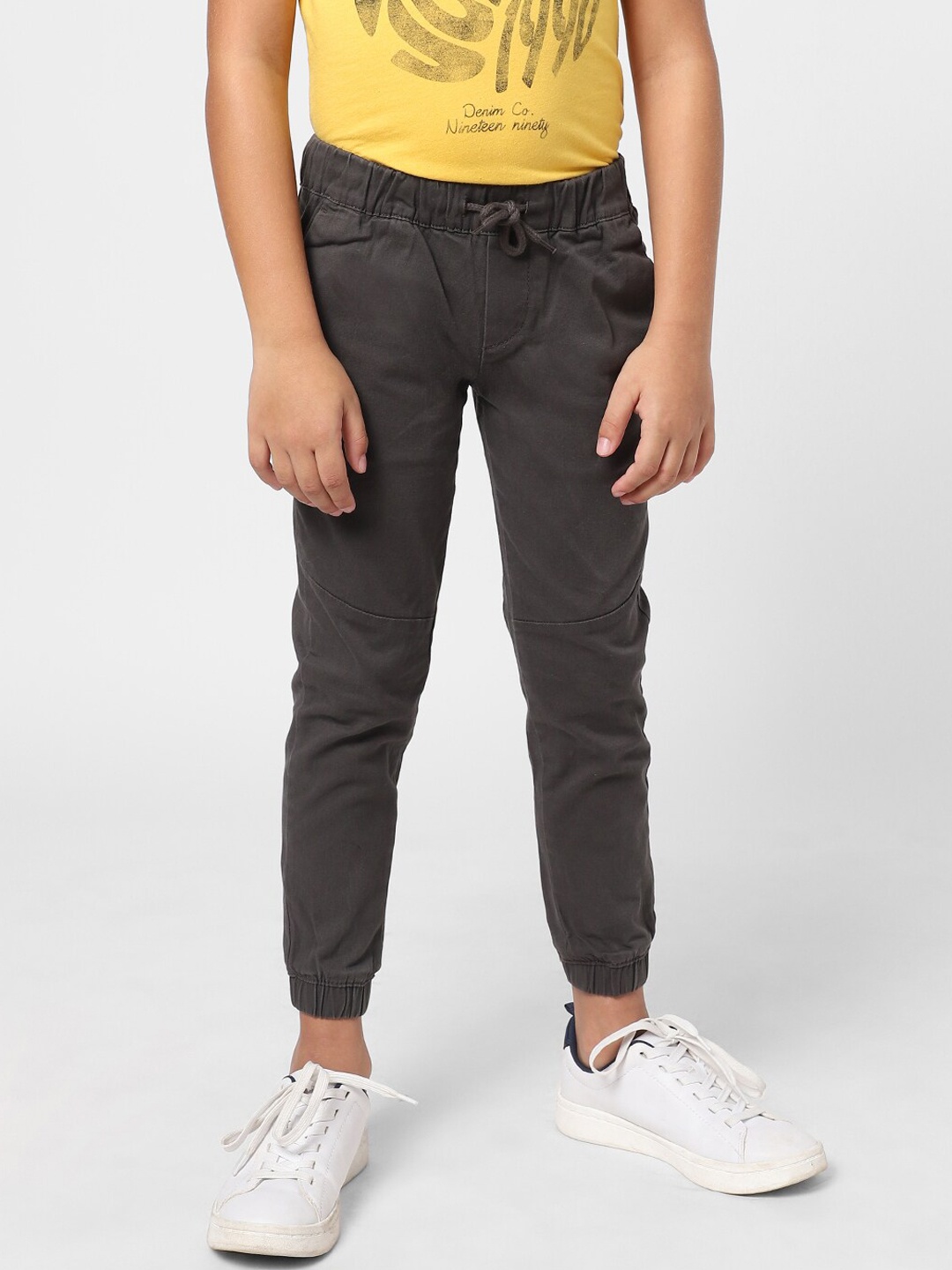 

Jack & Jones Junior Boys Mid Rise Joggers, Grey