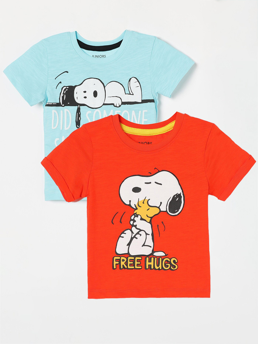 

Fame Forever by Lifestyle Boys Pack Of 2 Printed Pure Cotton T-Shirt, Coral