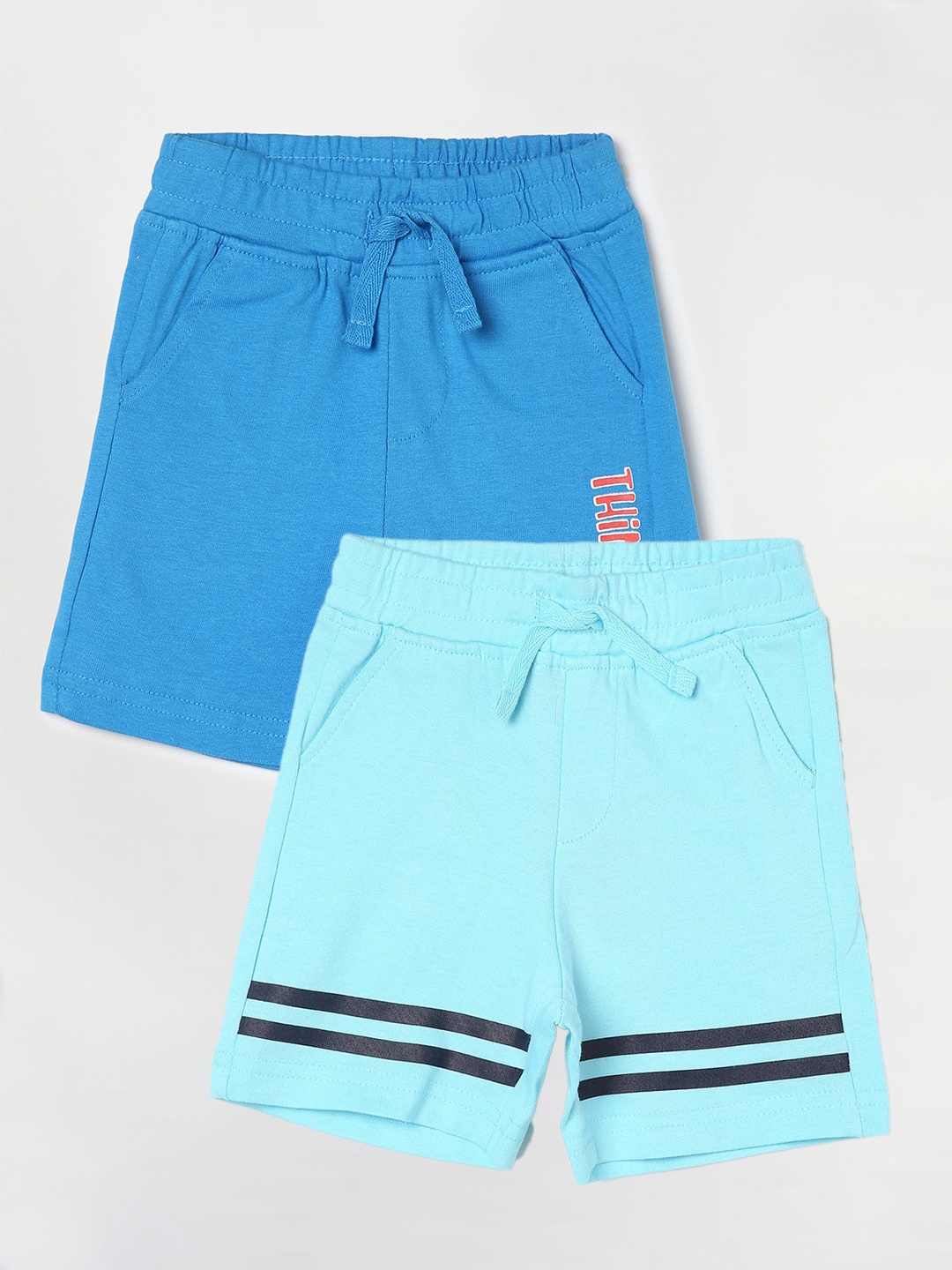 

Juniors by Lifestyle Pack Of 2 Boys Cotton Shorts, Blue