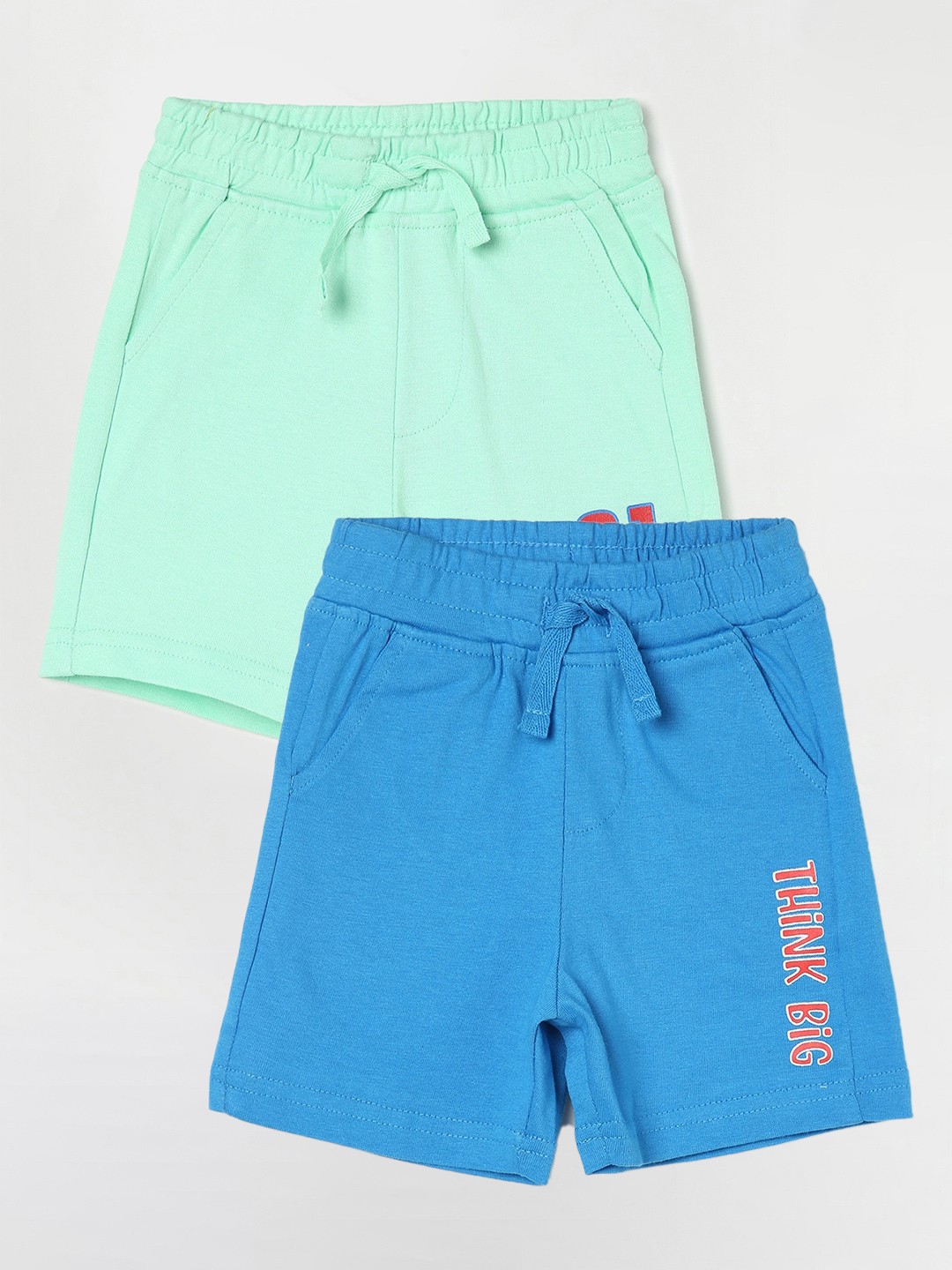 

Juniors by Lifestyle Pack Of 2 Boys Cotton Shorts, Blue