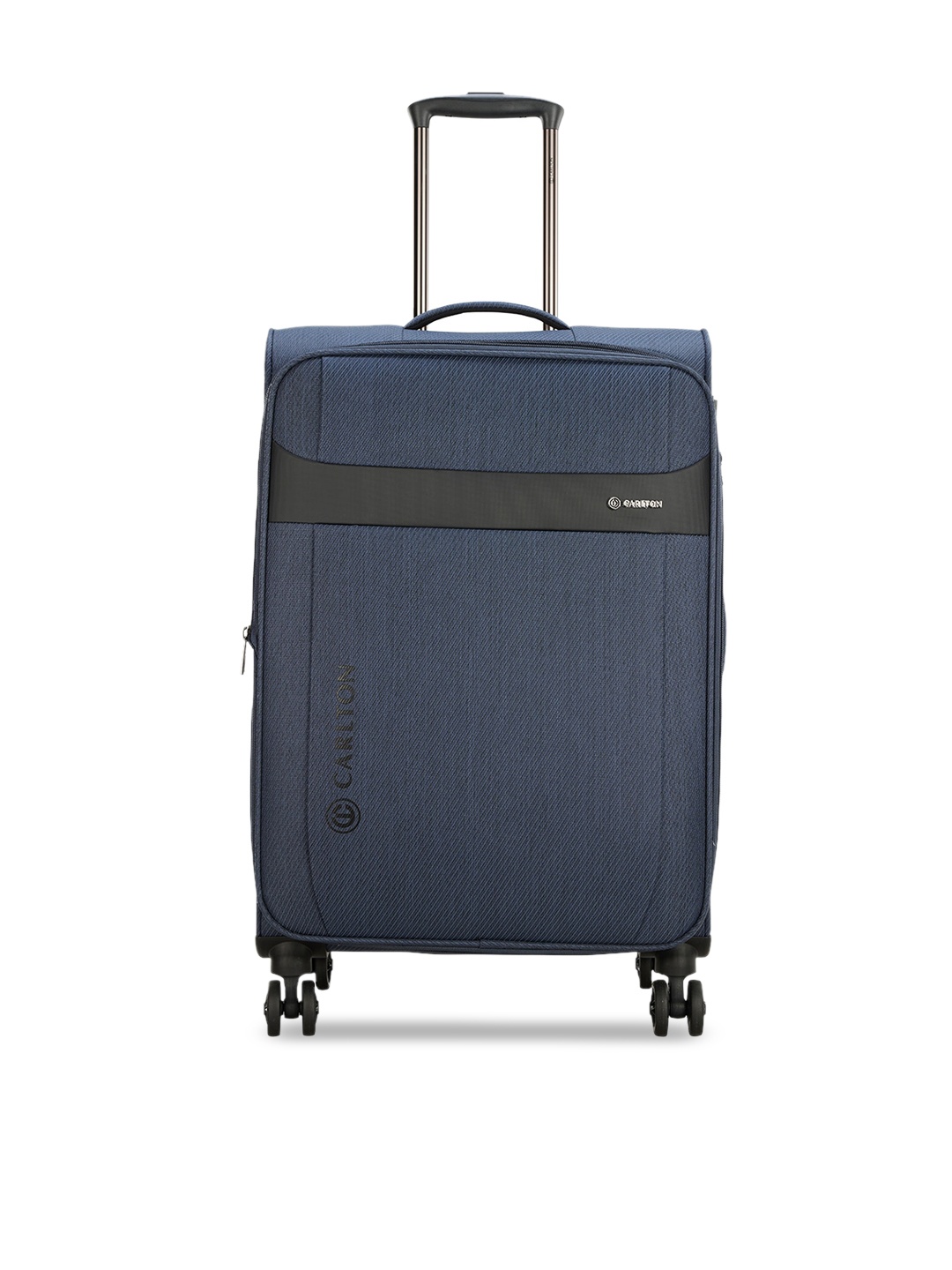 

CARLTON Ashbourne Soft-Sided 360-Degree Rotation Cabin Trolley Suitcase, Blue