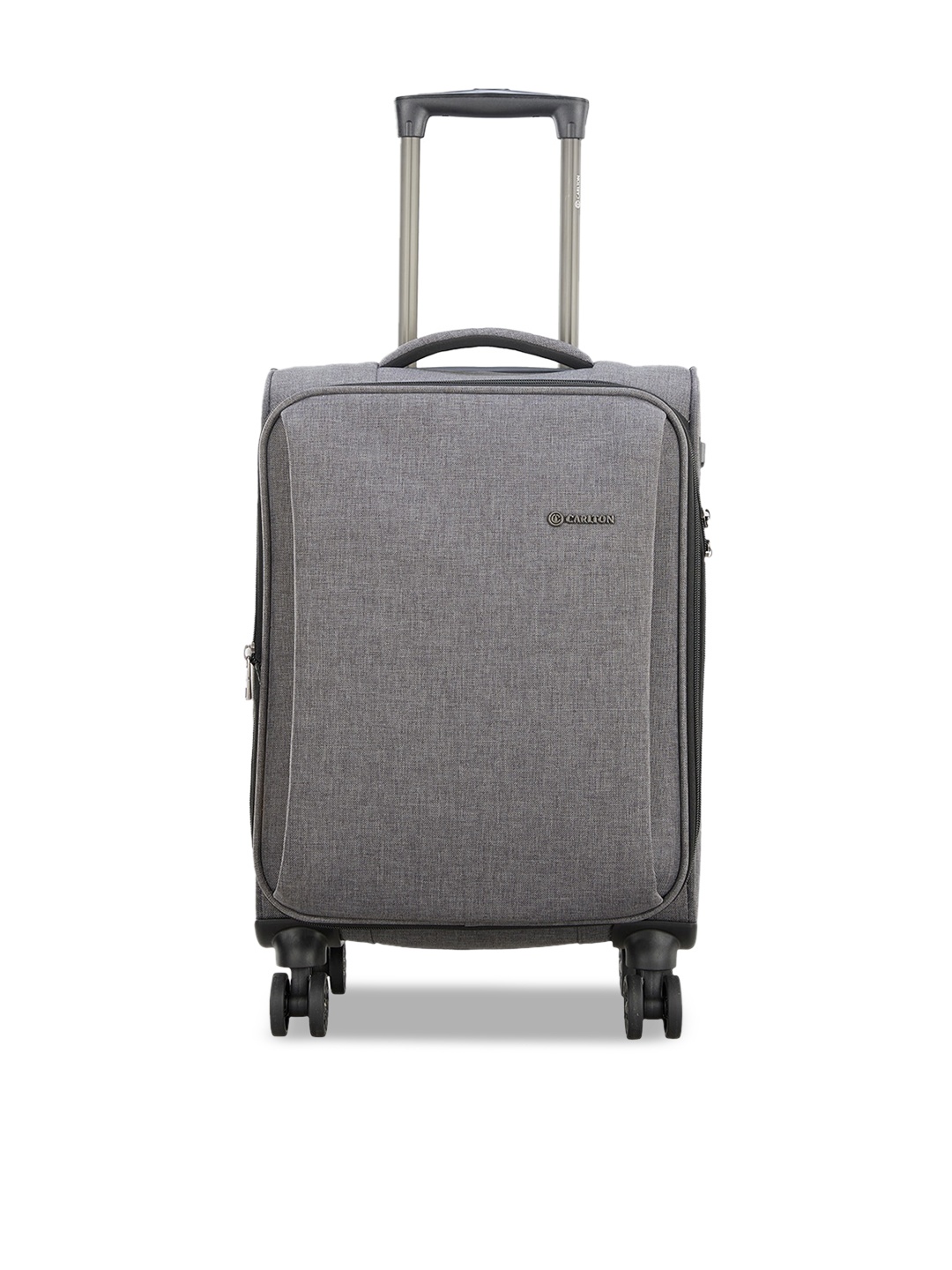 

CARLTON Soft-Sided 360-Degree Rotation Cabin Trolley Suitcase, Grey