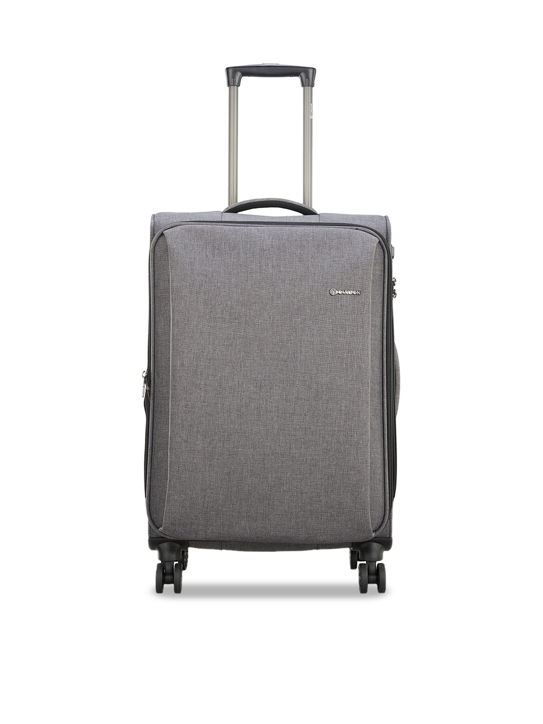 

CARLTON Soft-Sided 360-Degree Rotation Cabin Trolley Suitcase, Grey