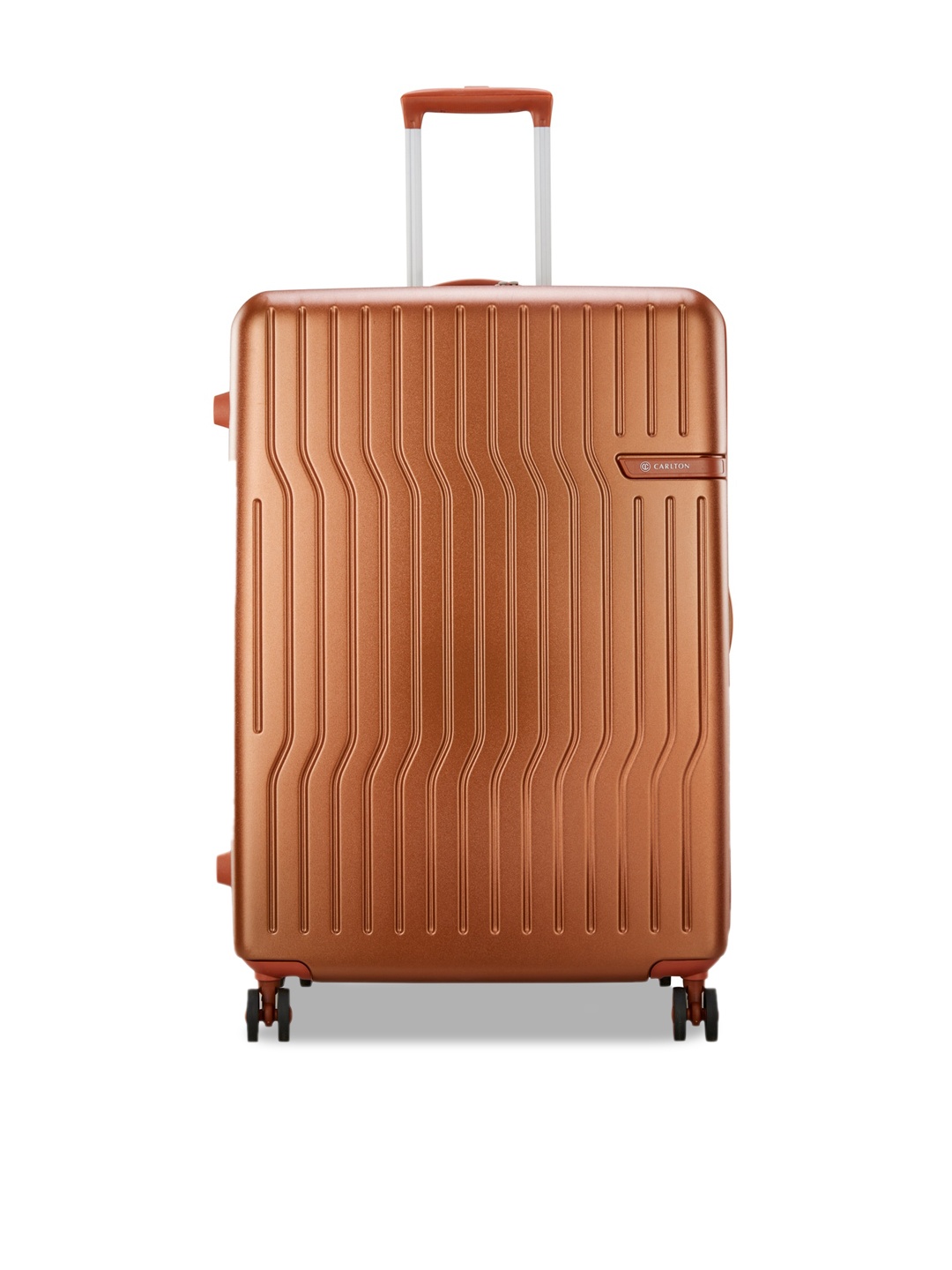 

CARLTON Textured Hard-Sided Cabin Trolley Suitcase, Metallic