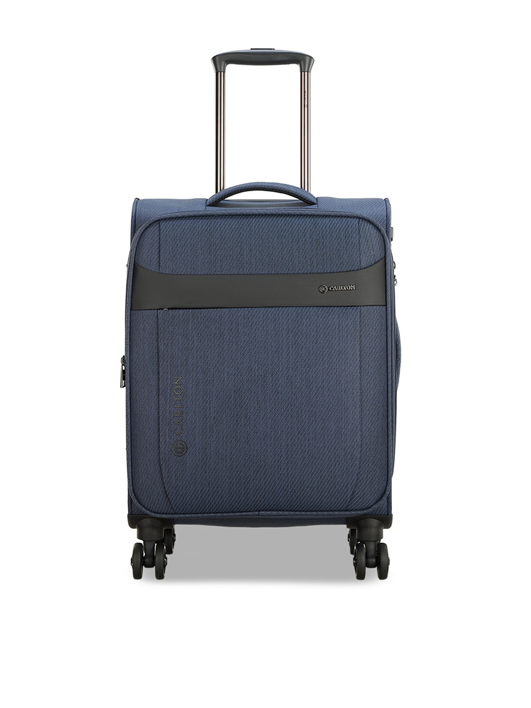 

CARLTON Hard-Sided Cabin Suitcase Trolley Bag, Blue