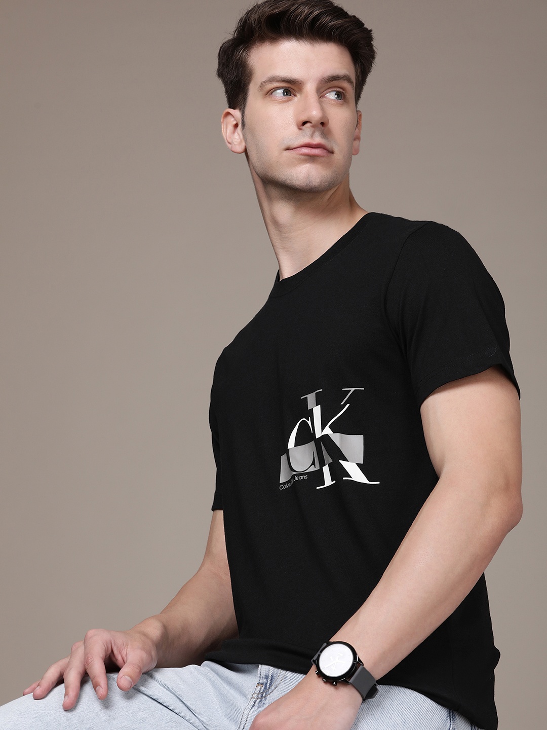 

Calvin Klein Jeans Pure Cotton T-shirt, Black