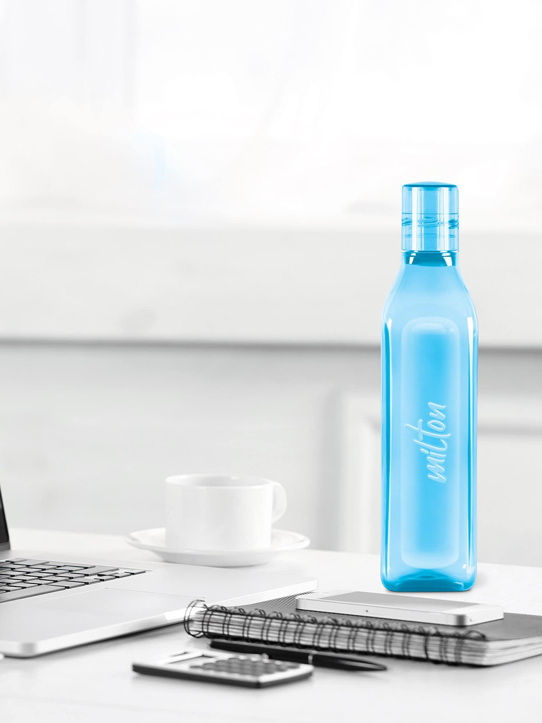 

Milton Prive Pet Set of 5 Leak Proof Water Bottles 1 L Each - Blue