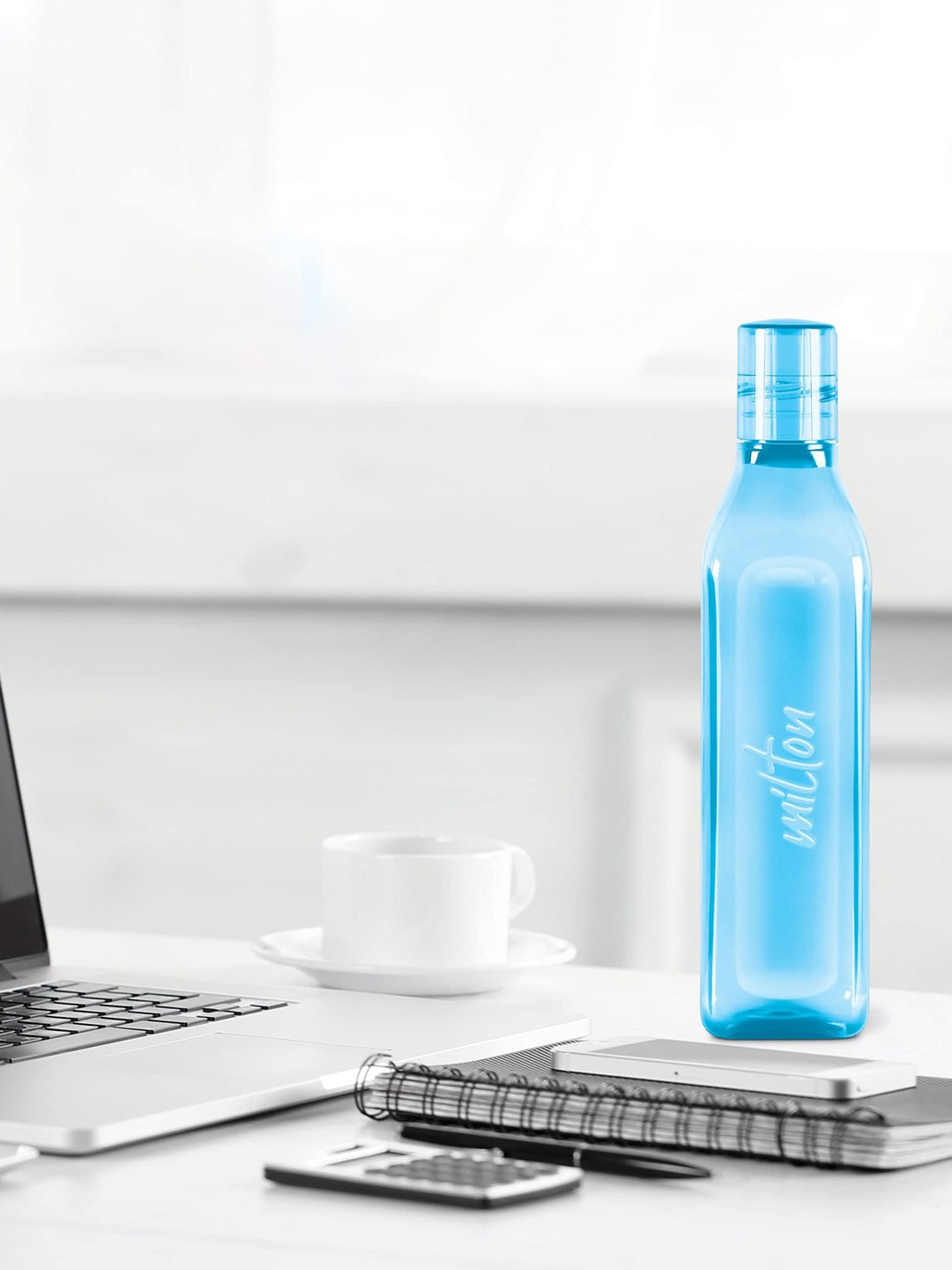 

Milton Prive Pet Set of 6 Leak Proof Water Bottles 1 L Each - Blue