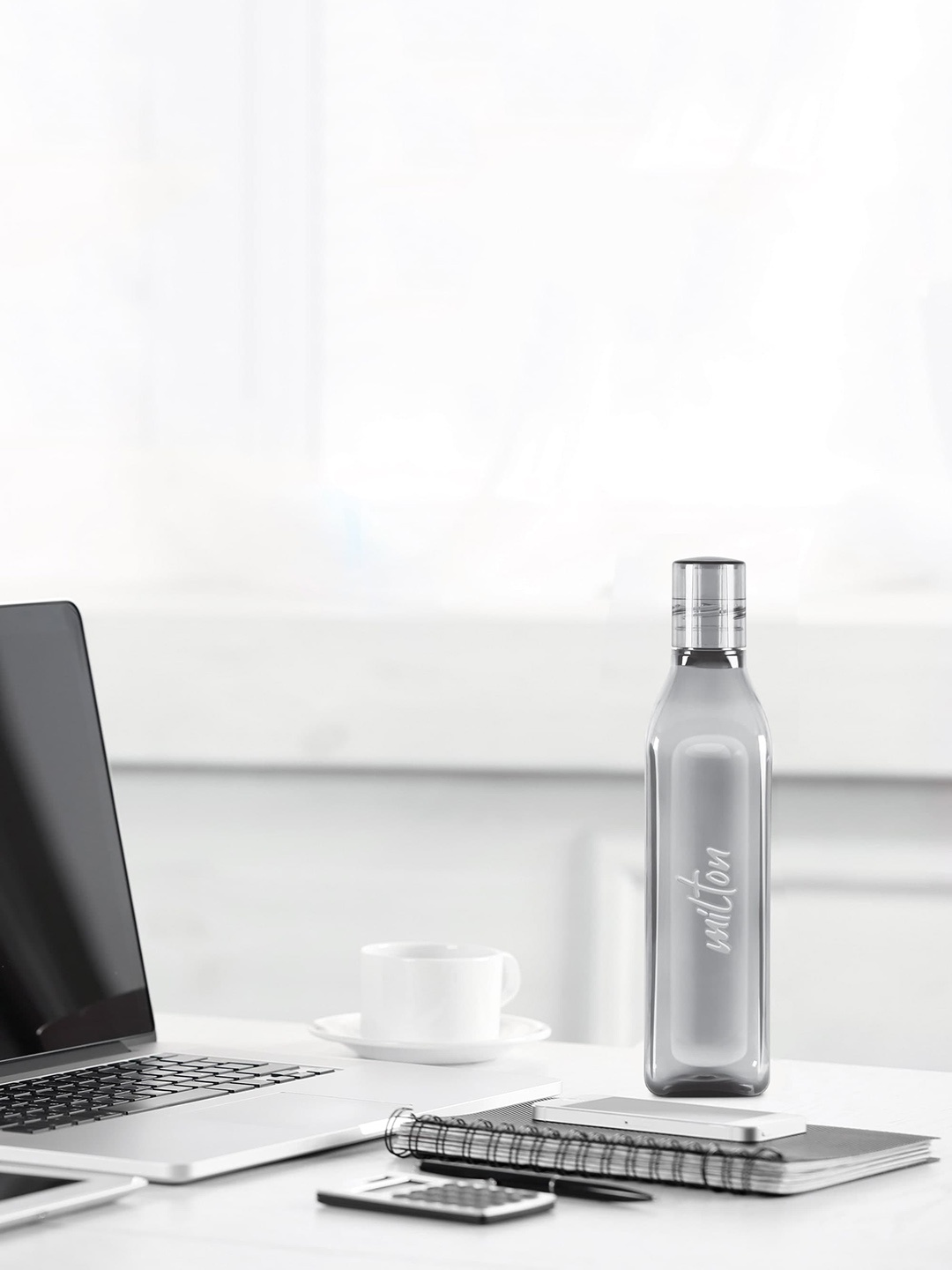 

Milton Grey Set of 5 Prive Pet Leak Proof Water Bottle- 1 Litres Each
