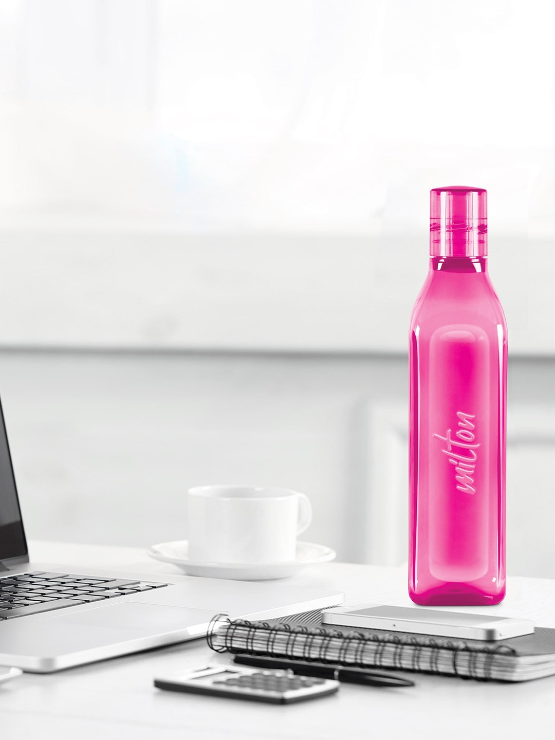 

Milton Pink Set of 6 Prive Pet Leak Proof Water Bottle- 1 Litres Each