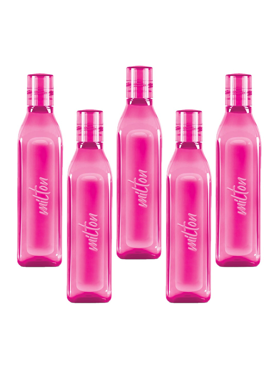 

Milton 5 Pcs Pink Prive Pet Leak Proof Water Bottles - 1L Each