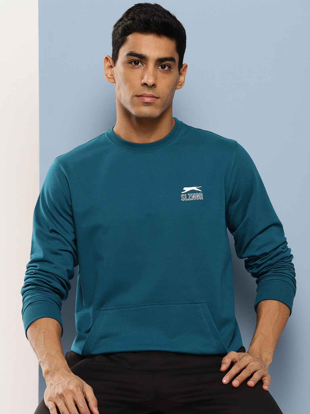 

Slazenger Solid Lifestyle Sweatshirt, Teal