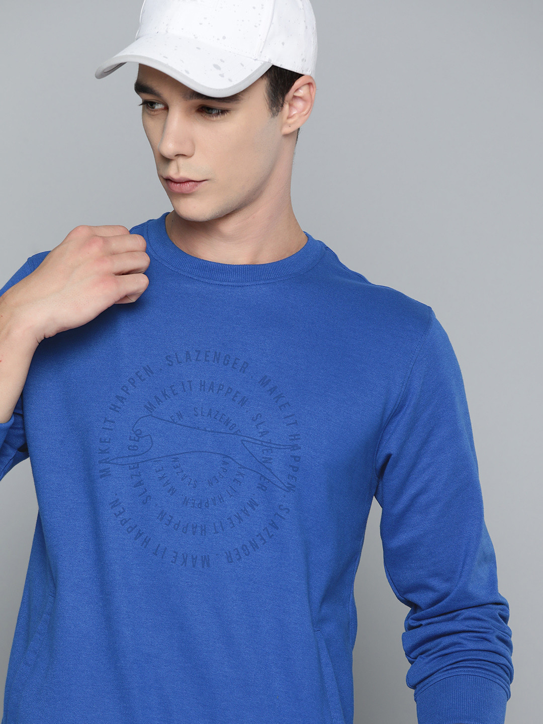 

Slazenger Printed Outdoor Sweatshirt, Blue