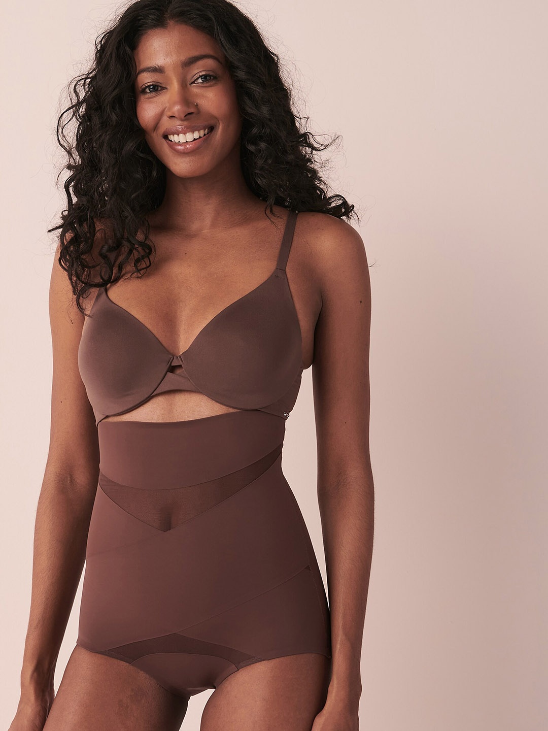 

La Vie en Rose Women Tummy & Thigh Shapewear, Beige