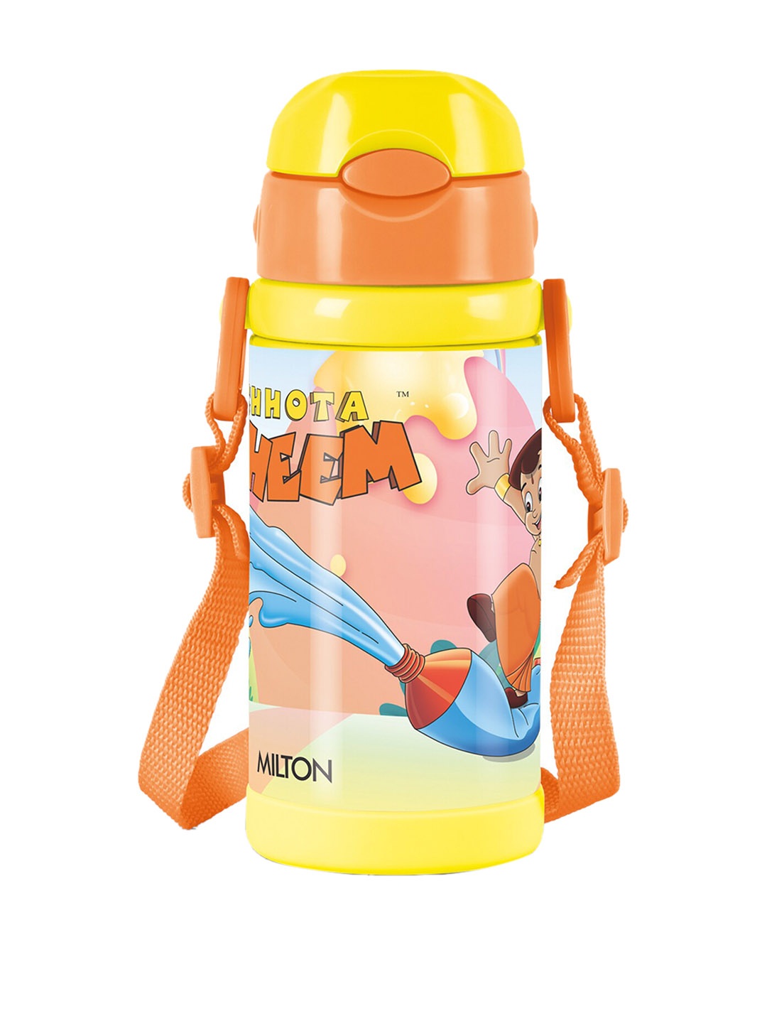 

Milton Charmy 350 Chota Bheem Thermosteel Vacuum Insulated Kids Water Bottle 330 ml, Yellow