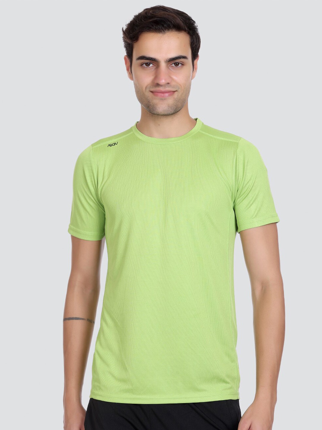 

AGON Round Neck Dri-FIT Sports T-Shirt, Green
